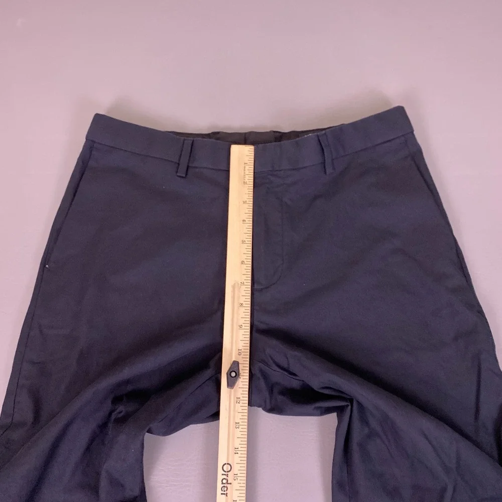 Banana Republic Pants Men's 33x28‎ Slim Fit Navy Blue Chino Stretch Cotton
